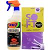 FEI FAN SET: Detergente Spray Per La Pulizia Dei Piani Cottura a Induzione, Per Una Pulizia Facile e Veloce, Senza Graffi e Una Massima Brillantezza 750ml + Panno In Lattice SOFT (1 Spray+ 1 Panno Lattice)