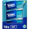 Tempo Protect - Confezione da 18 fazzoletti, 10 confezioni da 10 fazzoletti