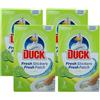 FEI FAN Fresh Sticker per WC al Profumo LIME, Previene Il Calcare Che Ospita i Germi, Azione Pulente Con Schiuma, Dura Fino a 4 Settimane - 1 Confezione da 3 Sticker (3x9g) (4 Confezioni)