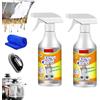 Vgpbphj Vgpbhj Sciasi - Detergente in schiuma per cucina, multiuso, per pentole e padelle da ristorante, potente spray per la pulizia della cucina, per auto e cucina (2, A)