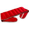 Giraffenland Cintura dorsale termica riscaldante con noccioli di ciliegia (Lunghezza totale: 135cm, rosso, Cotone Bio) Cuscino termico con cintura