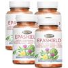 Hyper Depurante Fegato Integratore Depurativo Depurare Favorisce le Funzioni Epatiche Digestive Carciofo Cardo Mariano Colina Tè Verde Tarassaco Acido Alfa Lipoico (Epashield 4 Confezioni da 60 Compresse)