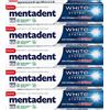 GREENPEOPLE 5x Mentadent White System Dentifricio Sbiancante Delicato sullo Smalto - 5 Flaconi da 75 ml ognuno