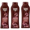 Generico 3 Pezzi Gel da Bagno Tulipan Negro Cioccolato Pralinato Intensamente Profumato 650 ML
