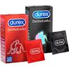 Durex Kit Preservativi Settebello Supersottile e Durex Settebello Lunga Durata, Ritardanti per Lui con Benzocaina al 5%, 20 profilattici