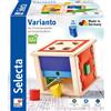 Selecta Spielzeug Varianto Sortierbox, Motorik, Kleinkindspiel, Kleinkindspielzeug, Holz, 15 cm, 62019