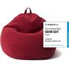 DS Produkte LUMALAND Comfort Line Pouf M, 120 L - comoda poltrona divano - ideale come pouf