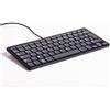 Raspberry Pi Tastiera ufficiale Raspberry Pi, layout FR, incl. hub USB a 3 porte, nero/grigio