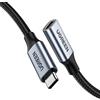 Ugreen Cavo di prolunga Ugreen USB tipo C (femmina) - USB tipo C (maschio) 5A nero (0,5 m)