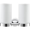 Duravit Starck T Gobelet à dents, double, montage mural, 0099481000, 0099481000