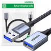 Ugreen Us115 Usb 3.0 Extender, Usb maschio a Usb femmina, 2M (nero)