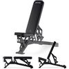 Zipro Nocardio Panca da allenamento regolabile - Panca pesi per allenamento domestico, set panca pesi multifunzione con pesi Pieghevole Regolabile Multifunzione