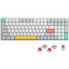 Nuphy Air96 V2 Tastiera meccanica sottile senza fili, QWERTY USA, interruttore bianco ionico rosso