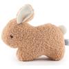KG Bieco Bieco - Coniglietto di peluche Fine in bouclé con carota che squittisce | 20 cm | Coniglietto di peluche per neonati | Coniglietto di peluche, peluche, coniglietto di peluche, peluche per neonati, peluche per bambine