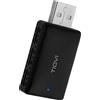 Tiqvi - Dongle CarPlay wireless, Bluetooth 5.0, compatibile con Apple e Android, connessione automatica, design compatto