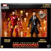 Hasbro Marvel The Invencible Iron Man Iron Man Extremis & Marvels Mandarinen-Blister, 2 personaggi, 15 cm
