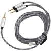 OEM Cavo audio da 3,5 mm per cuffie - Cavo di ricambio per Focal Elegia - Cavo con rivestimento trasparente - Per cuffie Stellia, Elear, Clear e Radiance