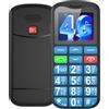 OEM Cellulare 4G pronto da regalare per anziani, con tasti grandi, base di ricarica e pulsante di emergenza