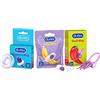 Durex Kit Anelli Play Little Devil, Play Intense Vibration, Pleasure ring Vibratori, Anelli Stimolanti per lui e per lei, 3 Pezzi