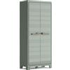 Armadio 4 Ripiani Regolabili Realizzato in Resina Planet Outdoor 80X44X182H Cm;