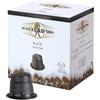 Miscela d'Oro BLACK- Capsule Compatibili Nespresso®* - 10 confezioni da 10 capsule (100 capsule) - Caffè Cremoso e aromatico