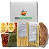 sapori mediterranei Box della Nonna Tita: Maccheroncini Calabresi, Tagliatelle, Peperoncino, Soppressata, Origano - Sapori Mediterranei