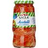 Sacla Saclà - Acetelli Insalatina, Verdure Miste All'Aceto Di Vino - 560 g