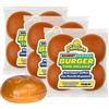 Mr. Dobelina Mr.Dobelina Gourmet Potato Roll Buns, 3 Confezioni da 4x80g, 11cm, Bun Morbidi Made in Italy, Soffici e Gustosi, Ideali per Hamburger Americani, Smash Burger e Sandwich Creativi