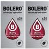 Generico SET 48 BOLERO DA 3 GRAMMI Cherry Preparato istantaneo polvere solubile in bustine Sticks per Bevande con Stevia e Vitamina C e Senza Zucchero ideale per fitness e diete