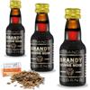 AlcoFermBrew 3 x Essenza NN Brandy Style 25ml - Aroma Senza Alcol Per 2,25L - Aroma Premium Per Liquori