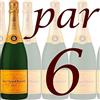 Générique Champagne - Champagne Veuve Clicquot Brut 'Carte Jaune X6 - Champagne Aoc