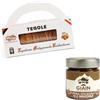 Nostre Montagne Prodotti Tipici Valle d' Tegole artigianali della Valle d'Aosta 300 gr con Crema spalmabile alle Nocciole e cacao 250g - Merenda golosa per tutti
