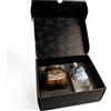 LOLLI - Luxury Box Set limited edition, babà napoletano e liquore, set per regali ed occasioni speciali, babà vaso 620g e liquore in bottiglia 500ml (Box, Babà al Caffè e Liquore Sambuca)