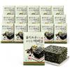 Generico Snack di Alghe Croccanti Con Olio d'Oliva - 16 Monoporzioni - Seaweed Snack Tostato Asiatico - Alga Nori Leggero e Croccante - 16 Confezioni da 5 g (tot.80g)- Korean Roasted Seaweed