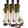 FOODIN MCT Olio C8, 3000 ml di olio di cocco, ideale per dieta chetogenica, olio MCT chetoni da bere, 3 x più chetoni (100% C8), olio di cocco liquido e insapore (6 x 500 ml)