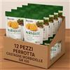 Generico Castagne Morbide Cotte a Vapore 12x100g - Fonte di Fibre, Potassio e Magnesio - Snack Naturale e Salutare Pronto da Gustare - Confezione Pratica Richiudibile per Pausa, Lavoro, Viaggi e Merenda
