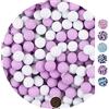 EinsSein 1kg Palline di cioccolato Mix piccolo bianco-lilla matrimonio battesimo nascita comunione confettata cresima nascita confettis alla laurea decorazioni bimba bomboniere senza mandorla