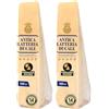 Antica Latteria Ducale Parmigiano Reggiano Dop 14 mesi da Allevamento e Agricoltura Sostenibili - Premiata Produzione Artigianale dal 1949 - Formaggio Naturalmente Privo di Lattosio ANTICA LATTERIA DUCALE (500g - 2pz)