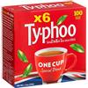 TY.PHOO Typhoo One Cup 100 bustine di tè rotonde 200 g x 6 totali 600 bustine di tè