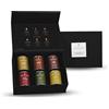 P-Stash Black Box Mix di Noci Spicy Adventure - Confezione da 6 - Anacardi, Mandorle, Pistacchi & Arachidi - Noci miste con spezie uniche, tostate a mano a Berlino