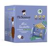 Mr. Sciocco Mini Tavolette ALTERNATIVA 100% VEGETALE al cioccolato bianco e pistacchio con granella di pistacchio - Cubo 12 pz,Senza Glutine, Senza Latte, Senza Lattosio, Senza Soia, Vegan
