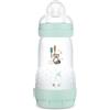 MAM Biberon Easy Start Anticolica, con Tettarella in Silicone SkinSoftTM, 2+ Mesi, 260 ml, Azzurro