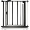 Bettacare Cancelletto per Scale con Chiusura Automatica, 75cm - 82cm, Nero Opaco, Cancelletto di Sicurezza a Pressione, Cancelletto per Bambini, Barriera di Sicurezza per Porte e Corridoi