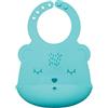 Tiny Twinkle SB-B-MN Bavaglino Design Animaletti del Bosco in Silicone Alimentare Mint Bear - 80 g, Verde menta