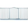Safetots Cancelletto di Sicurezza con Parte Superiore Incurvata, 161cm - 170cm, Grigio Opaco, Montaggio a Pressione, Cancelletto per Bambini per Porte, Corridoi e Spazi Stretti, Barriera di Sicurezza