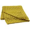 Odot Coperta Bimbo in Maglia per bambino, Odot Soffice Dormire di Coperta Unisex Neonato Morbida Coperta Swaddle Perfetta per Culla, Carrozzina, Lettino (80x100cm,Giallo)