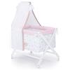 Naf Naf Mini culla + tessuto e velo Marlon Night, colore rosa, 55 x 72 x 90, 8000 g
