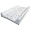 PALLA PALLINA Materassino Fasciatoio Per Cassettiera Con Sponde AntiCaduta 80X9X48 Cm Materasso Fasciatoio Neonato 100% PVC Impermeabile Lavabile PRODOTTO IN ITALIA (STELLINA TORTORA)