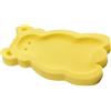 Garosa Cuscino per il Bagnetto Neonato Spugna da Bagno Tappetino da Bagno Rimovibile Neonato Antiscivolo Tappetino in Spugna Morbido Addensare Cuscino per Vasca da Bagno per Neonato per (Giallo)