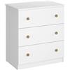 AVANTI TRENDSTORE Tortora - Fasciatoio in legno laminato con superficie per il cambio del pannolino e 3 cassetti spaziosi. Disponibile in 3 diversi colori. Dimensioni LAP 80x89,5x53,2cm